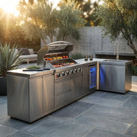 Arcticedge Elite Stainless Outdoor Kitchen — Studio Shot