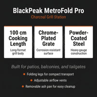 BlackPeak MetroFold Pro Charcoal Grill Station — Results & Stats