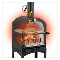 EmberFlame Compact Wood-Fired Pizza Oven — How It Works