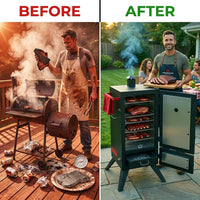 ForgeMaster Apex V600 Vertical Smoker — Before & After