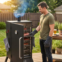 ForgeMaster Apex V600 Vertical Smoker — Lifestyle