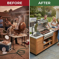 Hearthcraft Timberline Outdoor Kitchen — Before & After