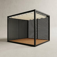 NoirVerge Aperture Pergola — Studio Shot