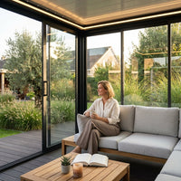 VetroHaus Panorama Glass Pavilion — Lifestyle