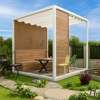 Outdoor Pergola Built to Transform Any Space, Powder-Coated Aluminum Frame, Marine-Grade Fabric Canopy